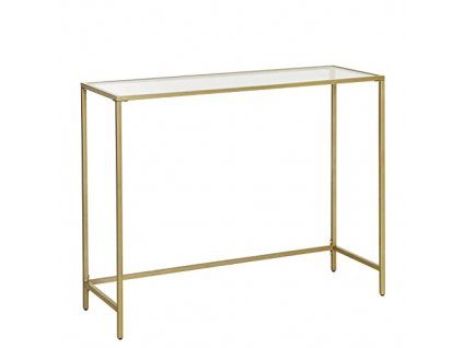 Konzolový stolek, 100 x 35 x 80 cm, zlatý