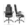 Kancelářská a herní židle, 70 x 70 x 119-129 cm, černá