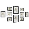 10 rámečků na fotografie, černé