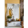Rustikální skříňka POPRAD WHITE GAB05 do předsíně