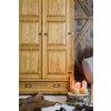 Rustikální skříň POPRAD WHITE SZY08/2 oddělená