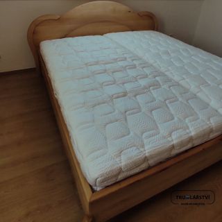 Postel masiv Materiál - Buk z brdských lesů Povrchová úprava - Osmo 3032 Foto - montáž #woodwork #woodworking #wood #bed...
