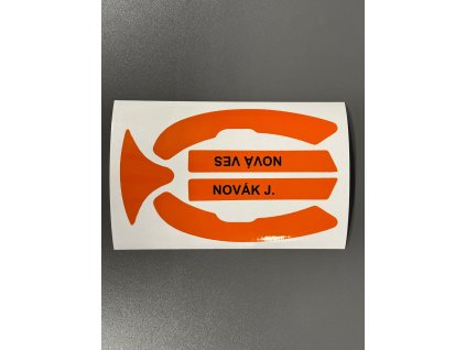 Polep na přilbu Dräger HPS 3500 (Polep z 5 částí)