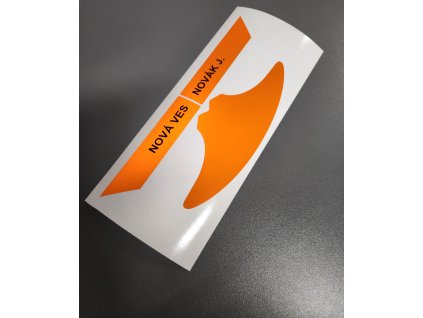 Polep na přilbu MSA Gallet F1SF, F1SA, F1S, F1E + přední štít