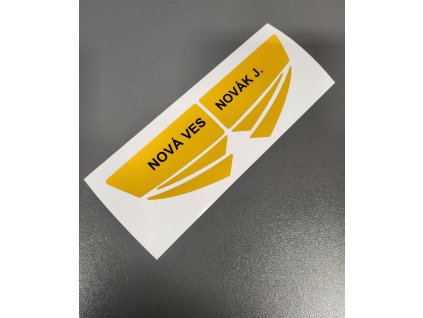 Polep na přilbu Rosenbauer Heros Smart