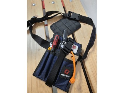 Univerzální odnímatelná opasková platforma s technickým organizérem do kapsy