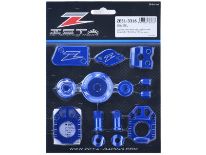 ZETA ALU sada skrutiek a doplnkov YZ250F/YZ450F'14- Modrá