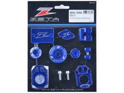 ZETA ALU sada skrutiek a doplnkov YZ250FX'15-YZ450FX'16- Modrá