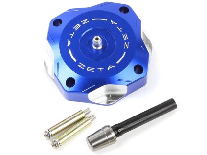 ZETA ALU zátka nádrže DRZ400,WR250X/R modrá