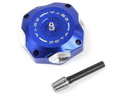 ZETA ALU zátka nádrže YZF '04-,KXF '06- modrá