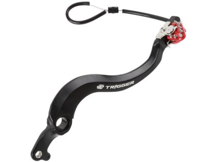 ZETA Brzdový pedál Trigger kovaný CRF250L/M/RALLY 2012-2020 Červený w/SUS-Shaft