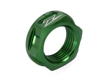 ZETA Hliníková matica osky M18x24-P1.5 H9 Zelená