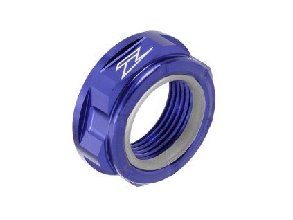 ZETA Hliníková matica osky M22x32-P1.5 H12L Modrá