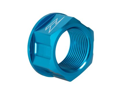 ZETA Hliníková matica osky M25x32-P1.5 H18 H-Modrá