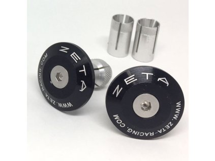 ZETA Koncovky riadidiel ALU 35mm 2ks Čierne