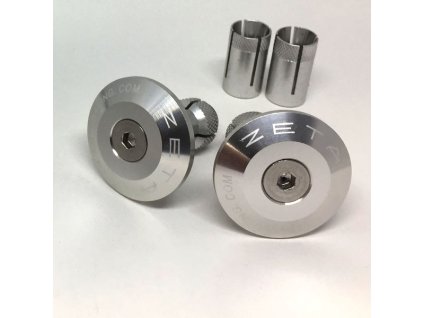 ZETA Koncovky riadidiel ALU 35mm 2ks Strieborné