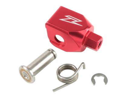 ZETA Náhradná koncovka riadiacej páčky Revolver Rovná Červená