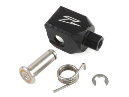 ZETA Náhradná koncovka riadiacej páčky Revolver Rovná Čierna