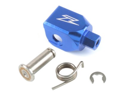 ZETA Náhradná koncovka riadiacej páčky Revolver Rovná Modrá