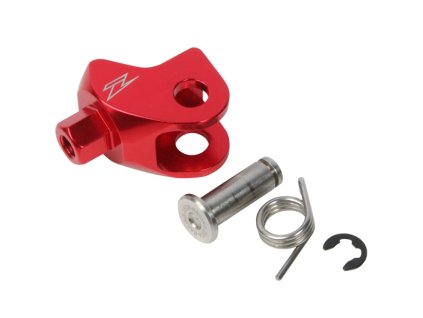 ZETA Náhradná koncovka riadiacej páčky Revolver Vyosená Červená