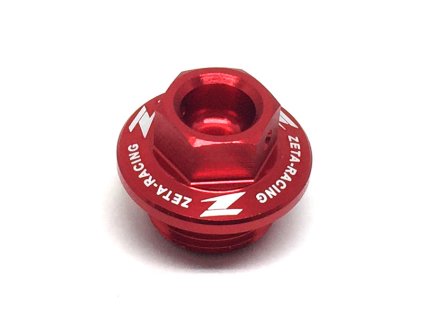 ZETA Olejová zátka motora KX250'05-07, KX250/F,450/F'04- červená