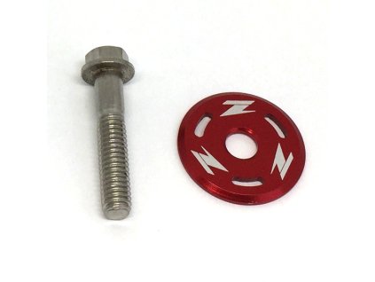 ZETA Podložka pod skrutku nádrže YZF'06-09, RMZ450 '07 červená