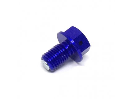 ZETA Výpustná skrutka oleja s magnetom M10x15-P1.25 modrá