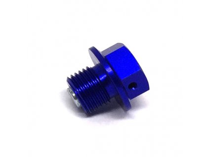 ZETA Výpustná skrutka oleja s magnetom M12x10-P1.25 modrá