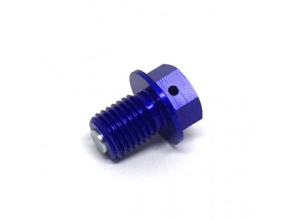 ZETA Výpustná skrutka oleja s magnetom M12x15-P1.5 modrá