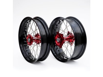 rex supermoto wheels red