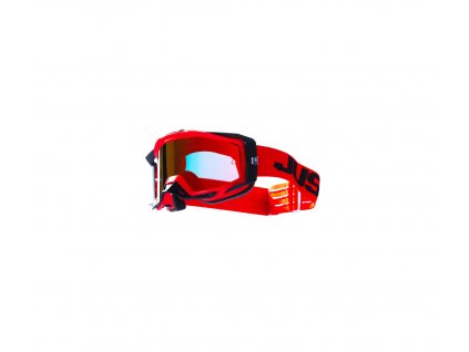 just1 goggle iris 20 logo red black mirror red lens