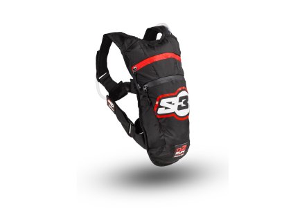 S3 batoh s picím systémom Backpack + Hydration O2Run červený