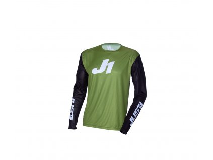 just1 jersey j essential army black white