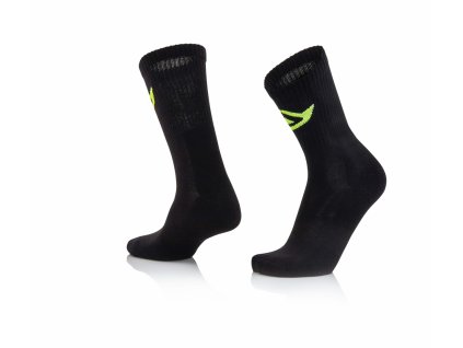 Bavlnené ponožky ACERBIS - čierna