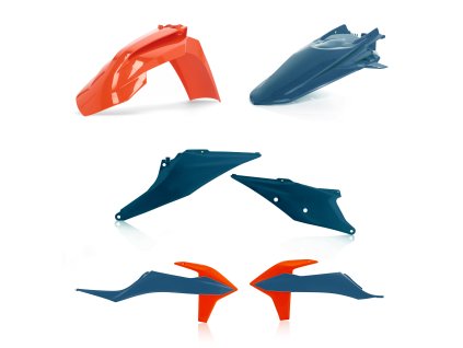 Sada plastov ACERBIS pre KTM EXC150TPI/20-23, EXC250TPI/20-23, EXC300TPI/20-23, EXC-F250/20-23, EXC-F350/20-23, EXC-F450/20-23, EXC-F500/20-23, XC-W250TPI/20-23, XC-W300TPI/20-23, XCF-W450/23, XCF-W500/20-23