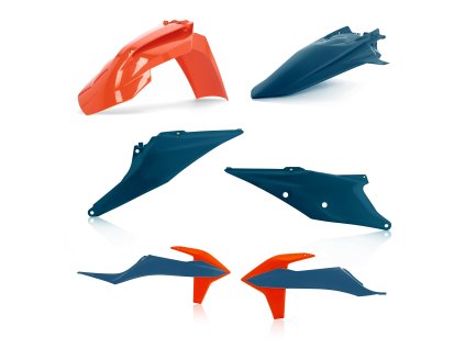 Sada plastov ACERBIS pre KTM SX125/19-22, SX150/19-20, SX250/19-22, SX-F250/19-22, SX-F350/19-22, SX-F450/19-22, XC125/20-22, XC250/19-24, XC250TPI/20-22, XC300/19, XC300TPI/20-22, XC-F250/19-22, XC-F350/19-22, XC-F450/19-22, XC-W150TPI/20-23