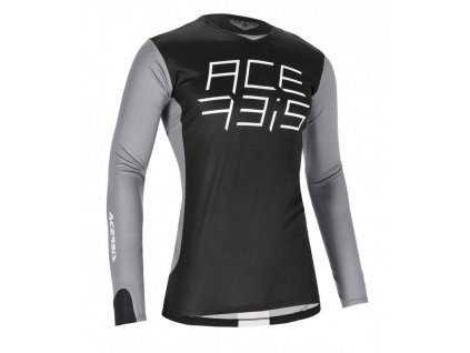 Motokrosový dres ACERBIS MX J RACE - čierna/šedá