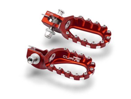 FOOTREST S3 KTM/HKY  HIGH RED