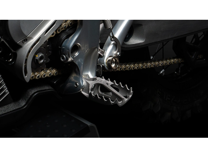 Titanium footpeg (For offroad use only) (Variant Left)