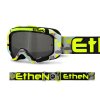 ETHEN ARES 0721 MX okuliare CAMO žlte FLUO so zrkadlovým strieborným sklom TOP MODEL