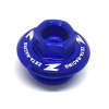 ZETA Olejová zátka motora CR/CRF/CRF250L,YZ/YZF/WRF, KLX modrá