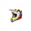 Just 1 MX prilba J-22 F FRENETIK RED / WHITE / BLACK / YELLOW matt