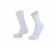 Bavlnené ponožky ACERBIS - biela