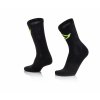 Bavlnené ponožky ACERBIS - čierna