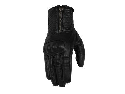 Rukavice na moto Rusty Stitches Zack pánske Kožené Letné Čierne