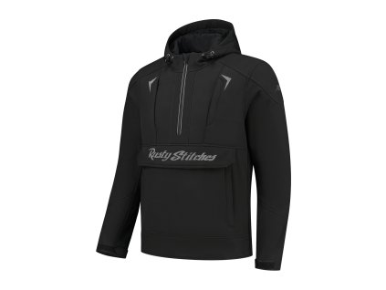 RustyStitches Orlando softshelova moto budna cierna