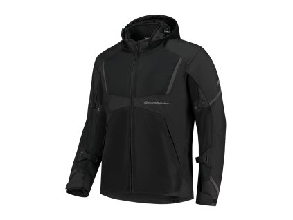 Moto bunda Rusty Stitches Carlo Black Front