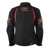 Dámska Moto Bunda Rusty StitchesAsley Black Red Pixel Back