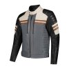 Pánska kozena Moto Bunda Rusty Stitches STEVE farebna siva bezova kremova hneda1