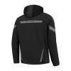 Moto bunda do dazda vodeodolna RustyStitches Carlo Raincoat Black Back